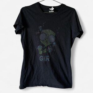 Vintage Invader Zim y2k Gir graphic tee shirt Women's Medium